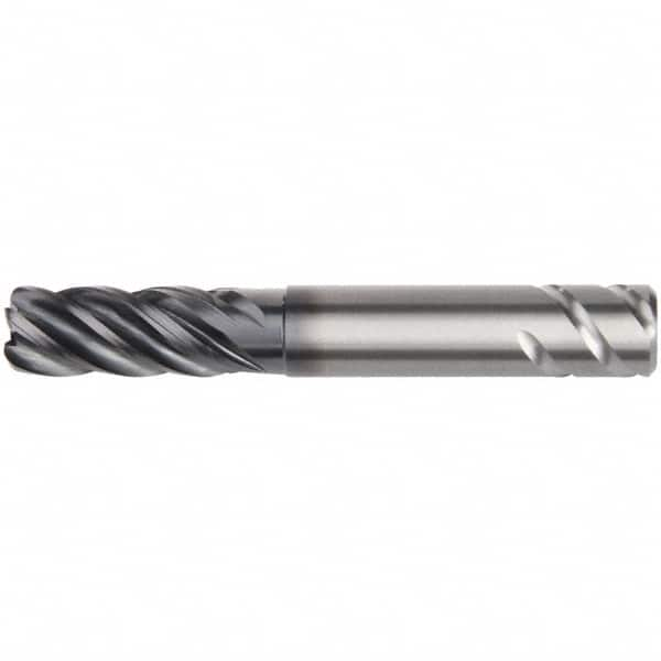 Kennametal - 14mm, 5 Flute, Single End, Solid Carbide, 0.5mm Corner Radius End Mill - 84mm OAL, 38° Helix, Right Hand Flute, 26mm LOC, Right Hand Cut, 42mm Extended Reach - A1 Tooling