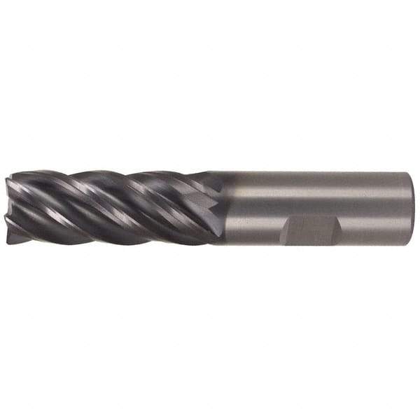 Kennametal - 1", 5 Flute, Single End, Solid Carbide, 0.03" Corner Radius End Mill - 4-1/2" OAL, 38° Helix, Right Hand Flute, 1-3/4" LOC, Right Hand Cut - A1 Tooling