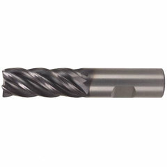 Kennametal - 5/8", 5 Flute, Single End, Solid Carbide, 0.03" Corner Radius End Mill - 3-1/2" OAL, 38° Helix, Right Hand Flute, 1-1/4" LOC, Right Hand Cut - A1 Tooling