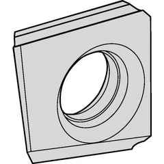 Kennametal - D2FIX150504 HP Grade KCU10 Carbide Turning Insert - AlTiN Finish, 56° Irregular, 5mm Thick, 1/64" Corner Radius - A1 Tooling