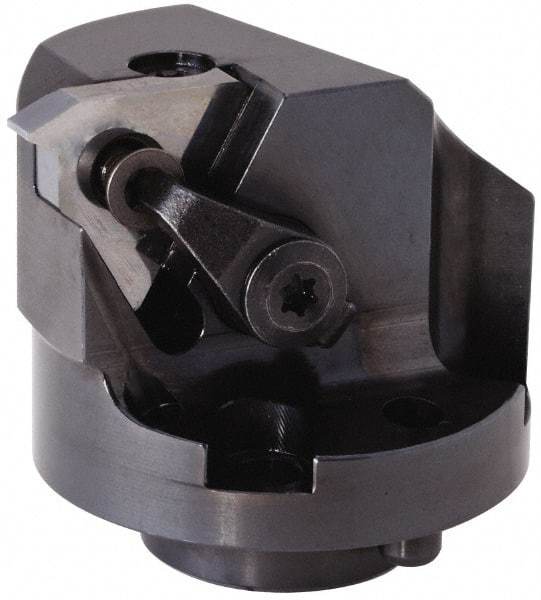 Kennametal - Insert Style LT 27NR, 41.28mm Head Length, Right Hand Cut, Internal Modular Threading Cutting Unit Head - System Size H40, 38.89mm Center to Cutting Edge, Series LT Threading - A1 Tooling