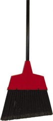 O-Cedar - 11" Wide, Black Synthetic Bristles, 48" Metal Handle, Angled Broom - Flagged - A1 Tooling