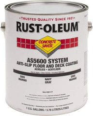 Rust-Oleum - 1 Gal Navy Gray Gloss Finish Antislip Coating - 60 to 70 Sq Ft per Gal, Interior/Exterior - A1 Tooling