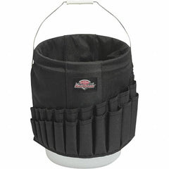 Bucket Boss - 44 Pocket General Purpose Holster - Polyester, Black, 11" Wide x 11" High - A1 Tooling