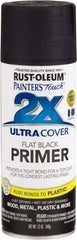 Rust-Oleum - 12 oz Black Aerosol Primer - 10 to 12 Sq Ft Coverage, Interior/Exterior - A1 Tooling