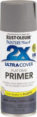 Rust-Oleum - 12 oz Gray Aerosol Primer - 10 to 12 Sq Ft Coverage, Interior/Exterior - A1 Tooling