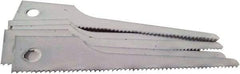 Disston - 3" Long x 1/2" Thick, Bi-Metal Reciprocating Saw Blade - Straight Profile, 18 TPI, Toothed Edge, Universal Shank - A1 Tooling