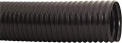 Hi-Tech Duravent - 2-3/4" ID, 2 Hg Vac Rating, 1.5 psi, PVC Vacuum & Duct Hose - 10' Long, Black, 0.94" Bend Radius, -20 to 165°F - A1 Tooling