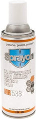 Sprayon - 12 Ounce Aerosol Can, Clear, General Purpose Mold Release - Food Grade, Silicone Composition - A1 Tooling