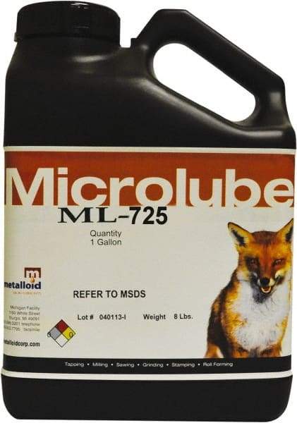 Metalloid - Microlubricant ML-725, 55 Gal Drum Cutting & Sawing Fluid - Straight Oil - A1 Tooling