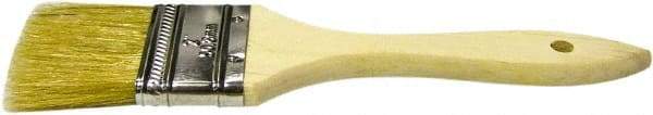 Weiler - 2" Flat Hog Chip Brush - 1-1/2" Bristle Length, 10" Wood Beavertail Handle - A1 Tooling