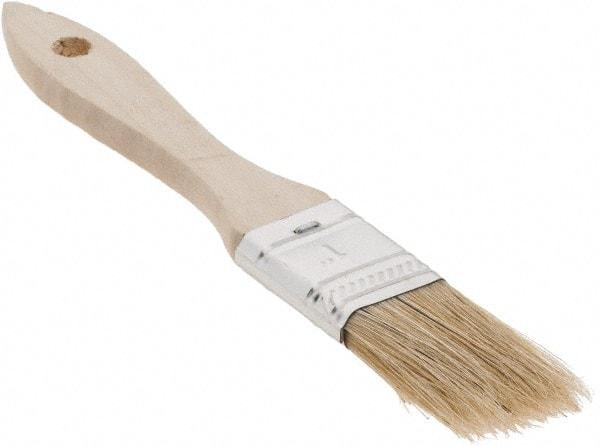 Weiler - 1" Flat Hog Chip Brush - 1-1/2" Bristle Length, 7-1/2" Wood Beavertail Handle - A1 Tooling