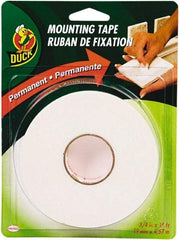 Duck - 3/4" x 15' Acrylic Adhesive Double Sided Tape - 2.6 mil Thick, White, Vinyl Foam Liner, Series DUC - A1 Tooling