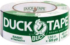 Duck - 1-7/8" x 55 Yds Gray Duct Tape - 6 mil, Rubber Adhesive, Vinyl Backing, 18 Lb/ln Tensile Strength, Series DUC - A1 Tooling