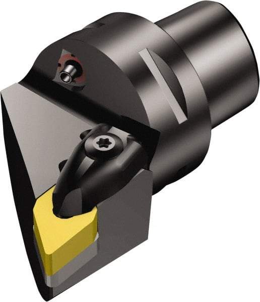 Sandvik Coromant - Left Hand Cut, Size C5, DNMG 432 Insert Compatiblity, Modular Turning & Profiling Cutting Unit Head - 35mm Ctr to Cutting Edge, 60mm Head Length, Through Coolant, Series T-Max P - A1 Tooling