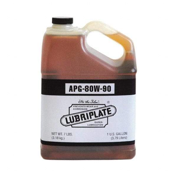 Lubriplate - 1 Gal Bottle, Mineral Gear Oil - 15°F to 280°F, 650 SUS Viscosity at 100°F, 84 SUS Viscosity at 210°F, ISO 100 - A1 Tooling