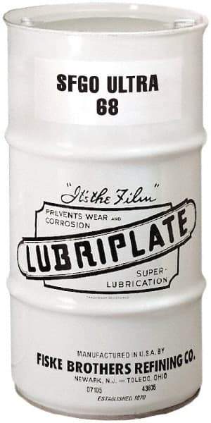 Lubriplate - 16 Gal Drum, ISO 68, SAE 30, Air Compressor Oil - 5°F to 395°, 325 Viscosity (SUS) at 100°F, 59 Viscosity (SUS) at 210°F - A1 Tooling