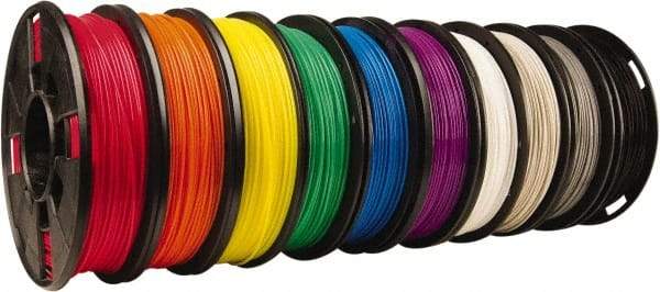 MakerBot - PLA Filament Small Spool - Black, Blue, Cool Gray, Green, Orange, Purple, Red, Warm Gray, White, Yellow, Use with Replicator Mini, Replicator (5th Generation), Replicator Z18, Replicator 2 - A1 Tooling