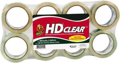 Duck - 1-7/8" x 55 Yd Clear Acrylic Adhesive Packaging Tape - Polyethylene Film Backing, 2.6 mil Thick, 31 Lb Tensile Strength, Series DUC - A1 Tooling