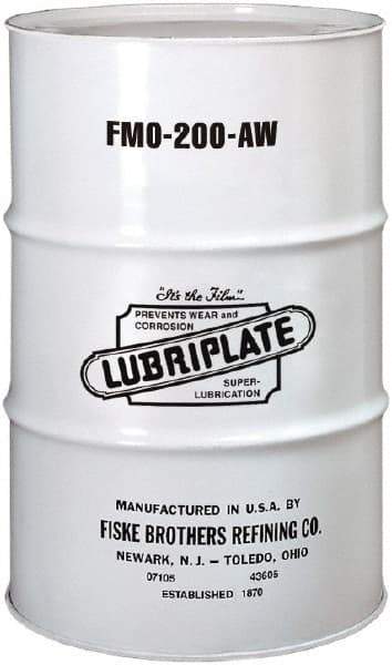 Lubriplate - 55 Gal Drum, Mineral Multipurpose Oil - SAE 10, ISO 46, 46.92 cSt at 40°C, 6.92 cSt at 100°C, Food Grade - A1 Tooling