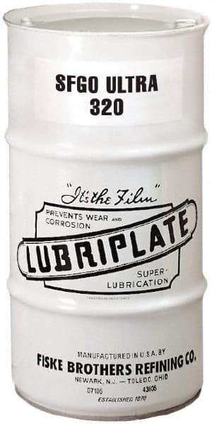 Lubriplate - 16 Gal Drum, Synthetic Gear Oil - 10°F to 420°F, 1557 SUS Viscosity at 100°F, 161 SUS Viscosity at 210°F, ISO 320 - A1 Tooling