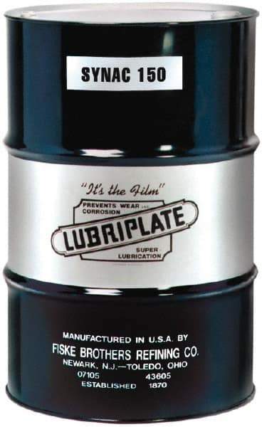 Lubriplate - 55 Gal Drum, ISO 150, SAE 40, Air Compressor Oil - 25°F to 440°, 754 Viscosity (SUS) at 100°F, 71 Viscosity (SUS) at 210°F - A1 Tooling