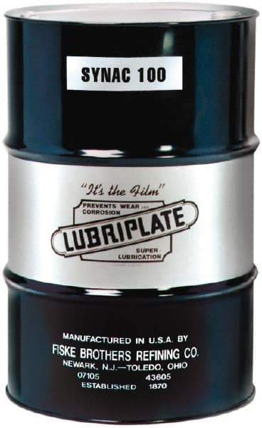 Lubriplate - 55 Gal Drum, ISO 100, SAE 30, Air Compressor Oil - 35°F to 350°, 510 Viscosity (SUS) at 100°F, 60 Viscosity (SUS) at 210°F - A1 Tooling