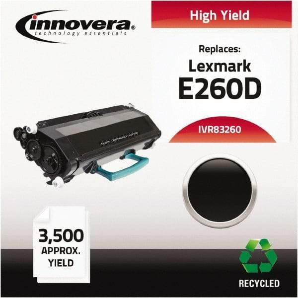 innovera - Black Toner Cartridge - Use with Lexmark E260D, E260DN, E360D, E360DN, E460DN, E460DW, E462DTN - A1 Tooling