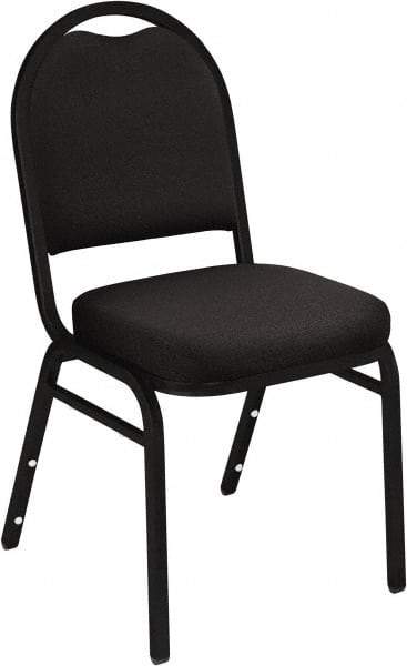 NPS - Fabric Black Stacking Chair - Black Frame, 18" Wide x 20" Deep x 34" High - A1 Tooling