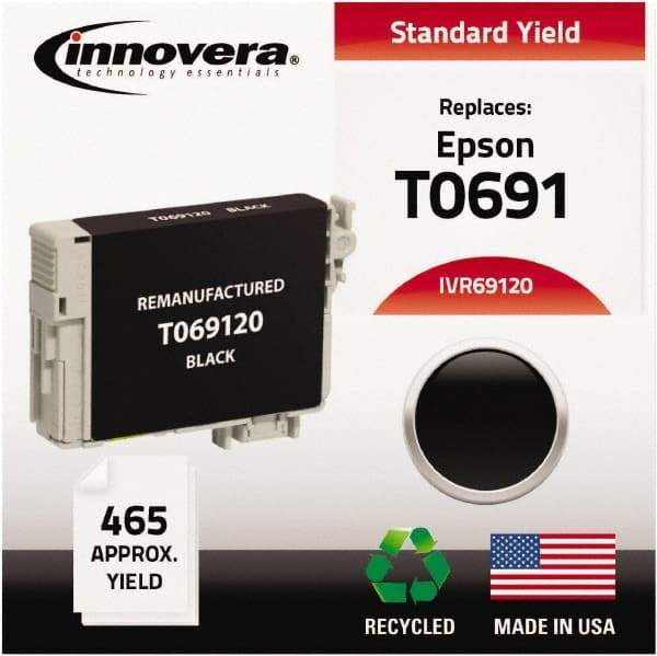 innovera - Black Inkjet Printer Cartridge - Use with Epson Stylus C120, CX5000, CX6000, CX7000F, CX7400, CX7450, CX8400, CX9400, NX100, NX200, NX300, NX400, WorkForce 30, 40 - A1 Tooling