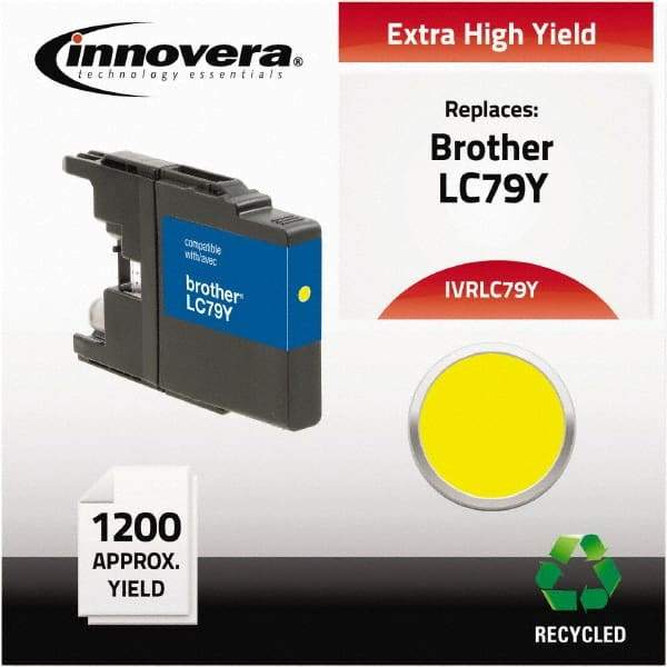 innovera - Yellow Inkjet Printer Cartridge - Use with Brother MFC-J6510DW, MFC-J6710DW, MFC-J6910DW, MFC-J825DW, MFC-J835DW - A1 Tooling