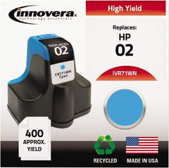 innovera - Cyan Inkjet Printer Cartridge - Use with HP Photosmart C5180, C6180, C7180, D6160, D7145, D7155, D7160, D7345, D7355, D7360, 3110, 3210, 3310, 8250 - A1 Tooling