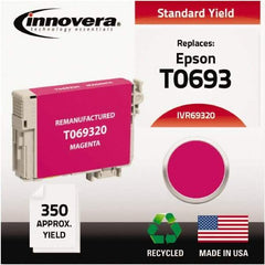 innovera - Magenta Inkjet Printer Cartridge - Use with Epson Stylus C120, CX5000, CX6000, CX7000F, CX7400, CX7450, CX8400, CX9400, NX100, NX200, NX300, NX400, WorkForce 30, 40 - A1 Tooling