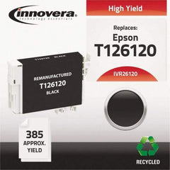 innovera - Black Inkjet Printer Cartridge - Use with Epson Stylus NX330, NX430, Workforce 60, 435, 520, 545, 630, 633, 635, 645, 840, 845, 7010, 7510 - A1 Tooling