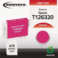 innovera - Magenta Inkjet Printer Cartridge - Use with Epson Stylus NX330, NX430, Workforce 60, 435, 520, 545, 630, 633, 635, 645, 840, 845, 7010, 7510 - A1 Tooling