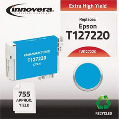 innovera - Cyan Inkjet Printer Cartridge - Use with Epson Stylus NX330, NX430, Workforce 60, 435, 520, 545, 630, 633, 635, 645, 840, 845, 7010, 7510 - A1 Tooling