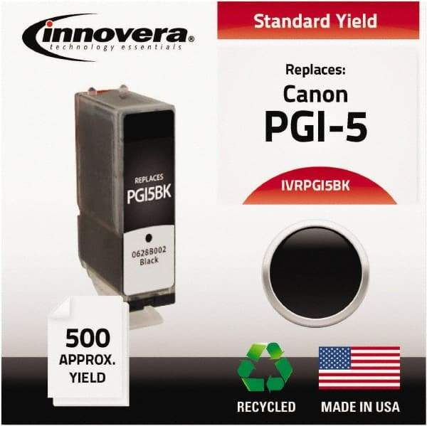 innovera - Black Inkjet Printer Cartridge - Use with Canon PIXMA iP3300, iP3500, iP4200, iP4300, iP4500, iP5200, MP500, MP510, MP520, MP530, MP600, MP610, MP800, MP810, MP830, MP950, MP960, MP970, MX700, MX850 - A1 Tooling