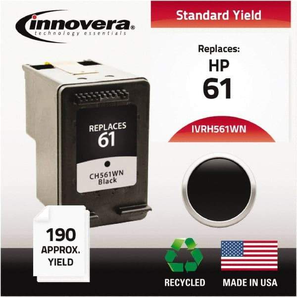 innovera - Black Inkjet Printer Cartridge - Use with HP Deskjet 1000, 1050, 1055, 2050, 3000, 3050, 3050A, 3052A, 3054A - A1 Tooling