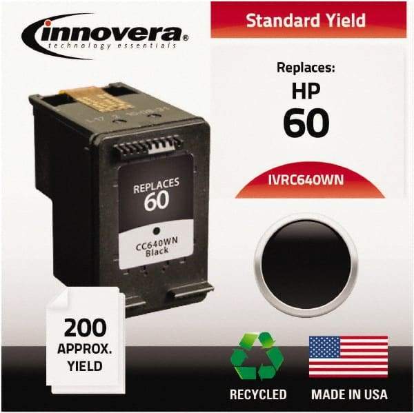 innovera - Black Inkjet Printer Cartridge - Use with HP Deskjet D2530, D2545, D2560, D5560, F4200, F4440, F4480, Photosmart C4640, C4650, C4680, C4795 - A1 Tooling