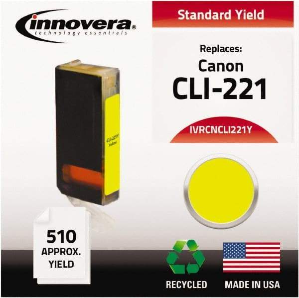 innovera - Yellow Inkjet Printer Cartridge - Use with Canon PIXMA iP3600, iP4600, iP4700, MP560, MP620, MP640, MP980, MP990, MX860, MX870 - A1 Tooling