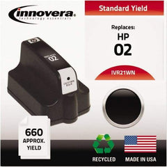 innovera - Black Inkjet Printer Cartridge - Use with HP Photosmart C5180, C6180, C7180, D6160, D7145, D7155, D7160, D7345, D7355, D7360, 3110, 3210, 3310, 8250 - A1 Tooling