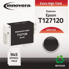 innovera - Black Inkjet Printer Cartridge - Use with Epson Stylus NX330, NX430, Workforce 60, 435, 520, 545, 630, 633, 635, 645, 840, 845, 7010, 7510 - A1 Tooling