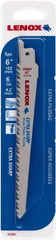 Lenox - 6" Long x 3/4" Thick, Bi-Metal Reciprocating Saw Blade - Straight Profile, 6 TPI, Toothed Edge - A1 Tooling