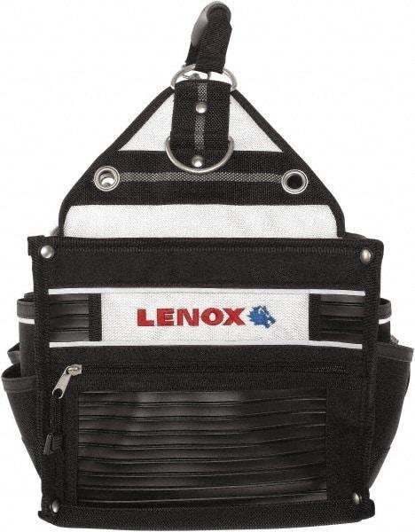 Lenox - 33 Pocket Black Ballistic Nylon Tool Tote - 10" Wide x 10" Deep x 12" High - A1 Tooling