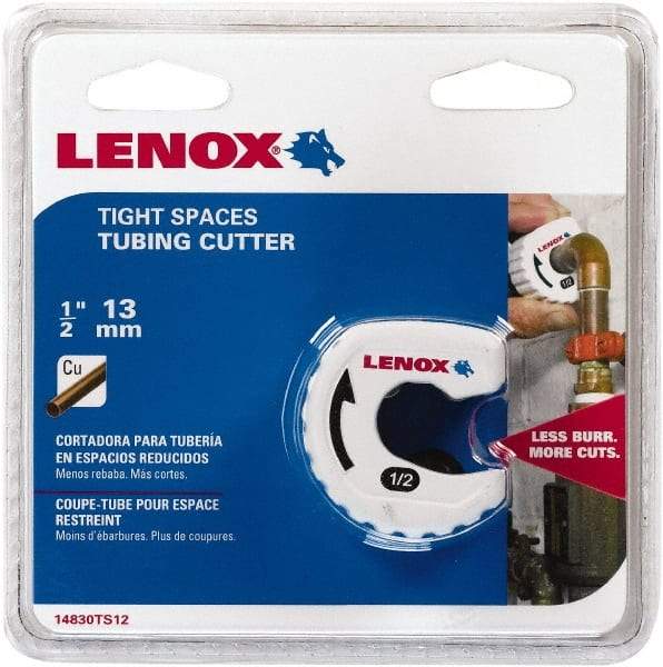 Lenox - 1/2" Pipe Capacity, Tube Cutter - Cuts Copper - A1 Tooling