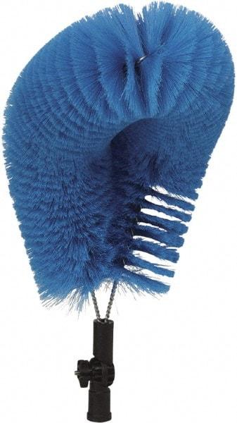 Vikan - Polyester Clean In Place Brush - 4-13/32" Bristle Length, 20" Long Head, Blue - A1 Tooling