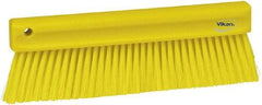 Vikan - Polyester Counter Brush - 2" Bristle Length, 11" Long x 1-1/4" Wide Head, Yellow - A1 Tooling