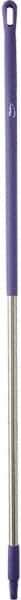 Vikan - 59 x 1-1/4" Aluminum Squeegee Handle - European Threaded Connection, Purple - A1 Tooling