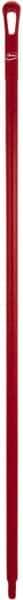 Vikan - 59 x 1-1/4" Polypropylene Squeegee Handle - European Threaded Connection, Red - A1 Tooling