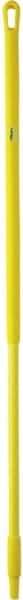 Vikan - 51 x 1-1/4" Fiberglass Squeegee Handle - European Threaded Connection, Yellow - A1 Tooling